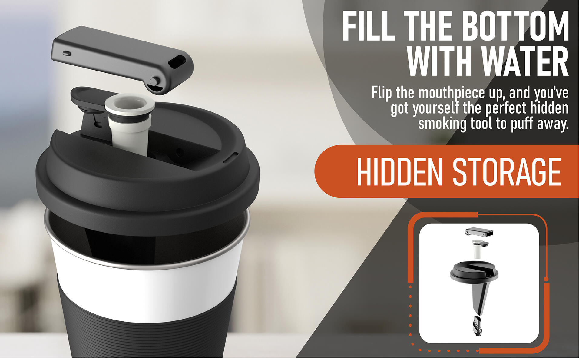 The Cupro Discreet Water Pipe