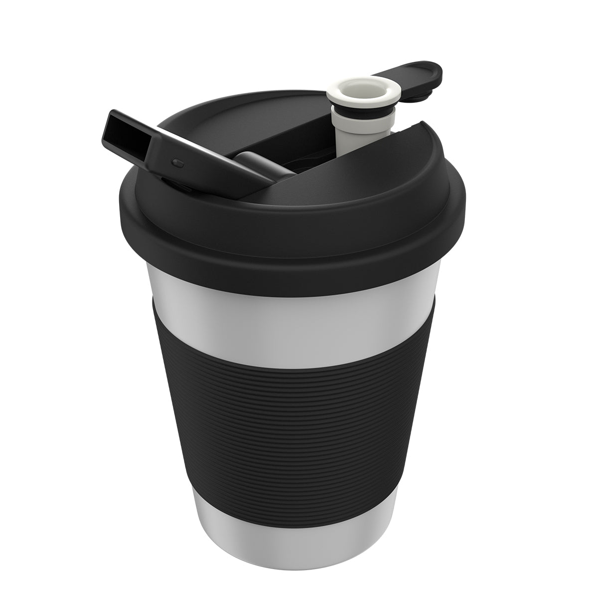 Black Cupro Stealth Coffee Mug for Discreet Enjoyment and Flower Use
